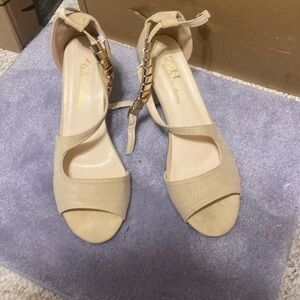 Tan shoes